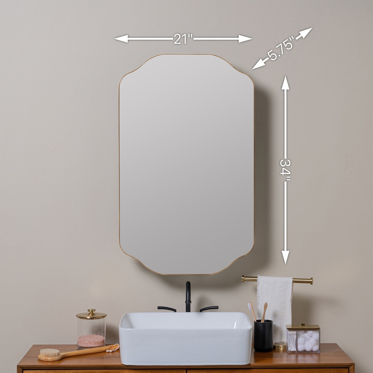 Bella Medicine Cabinet - Surface or Recess Mount