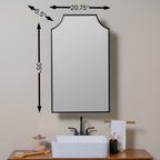 Jazmine Medicine Cabinet - Surface or Recess Mount