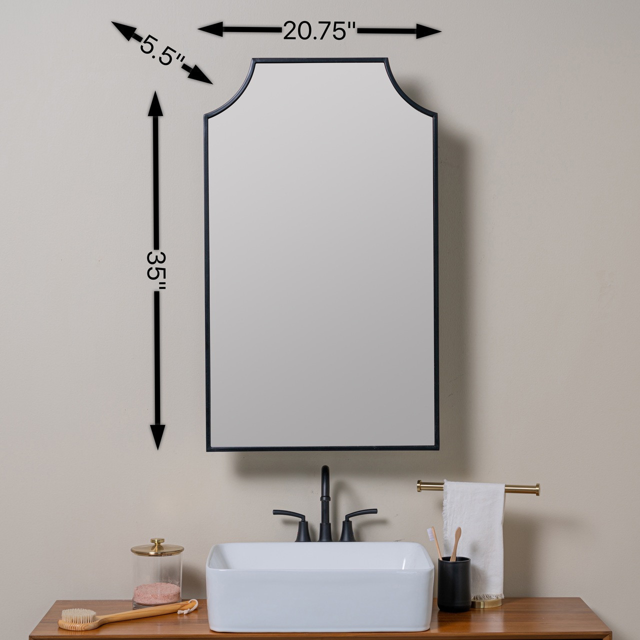 Jazmine Medicine Cabinet - Surface or Recess Mount