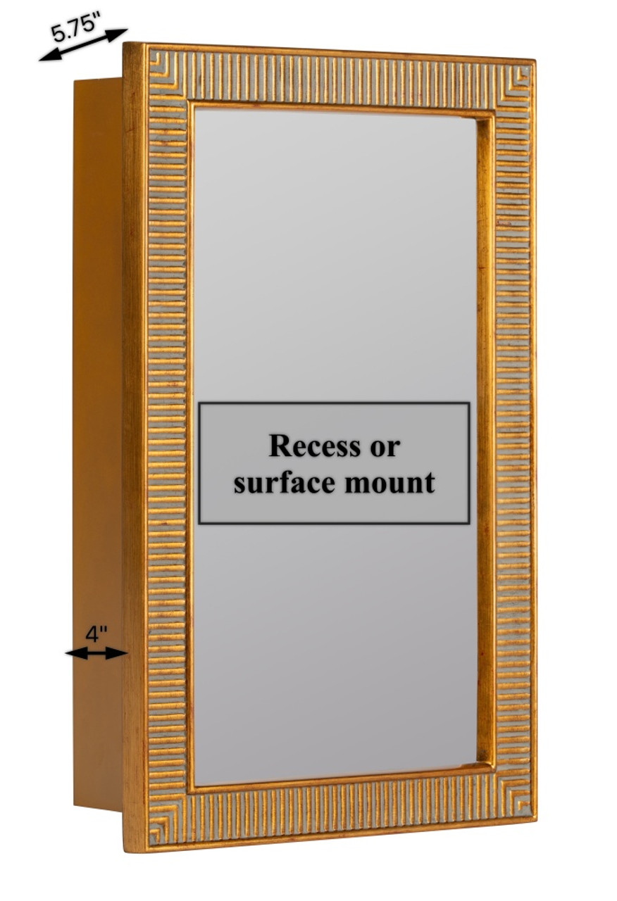 Villa Medicine Cabinet - Surface or Recess Mount
