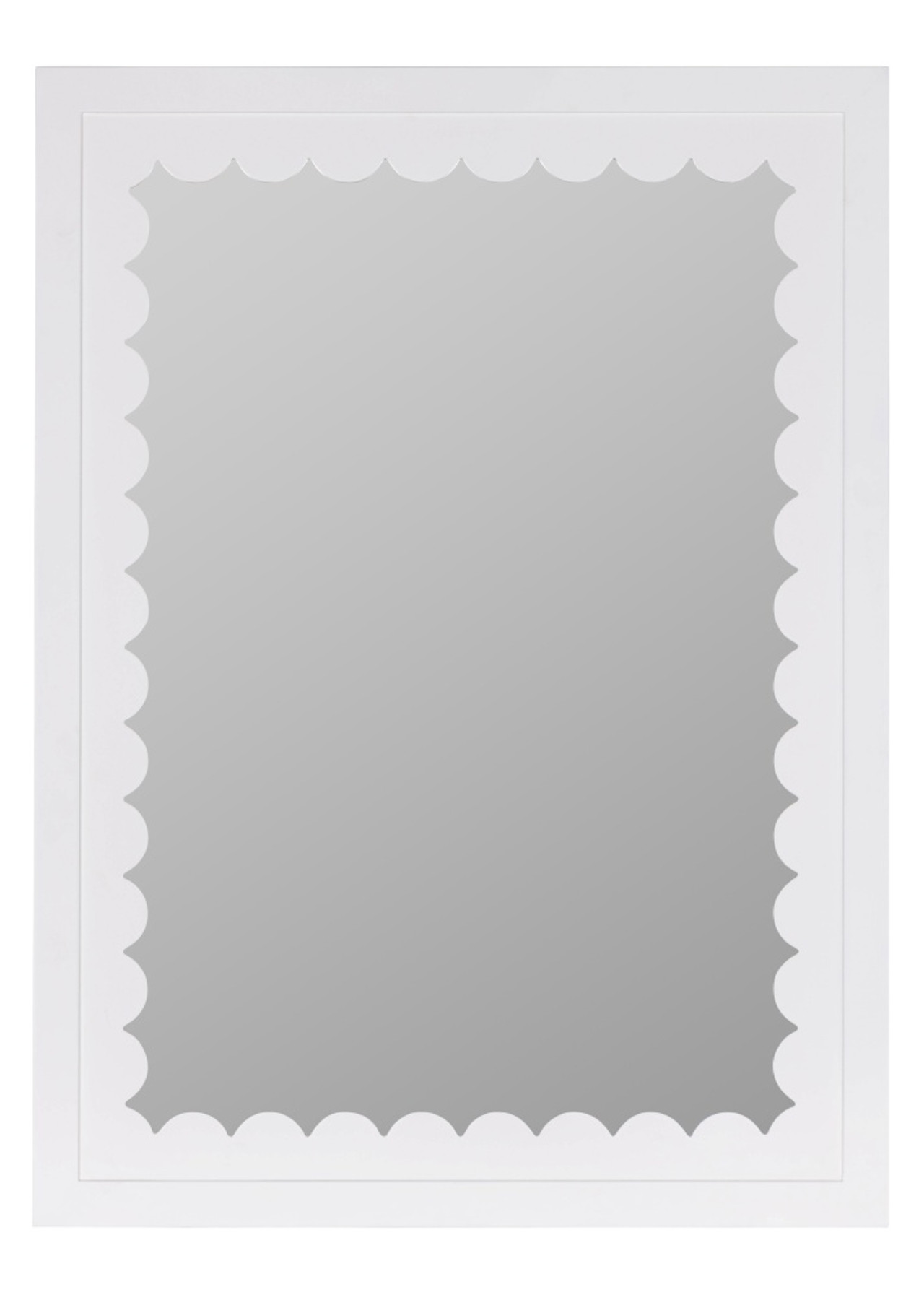Gigi White Wall Mirror