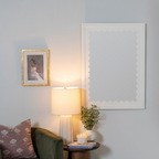Gigi White Wall Mirror