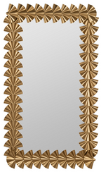 LaVita Vertical Gold Wall Mirror