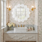 Coastal Glam Wall Mirror