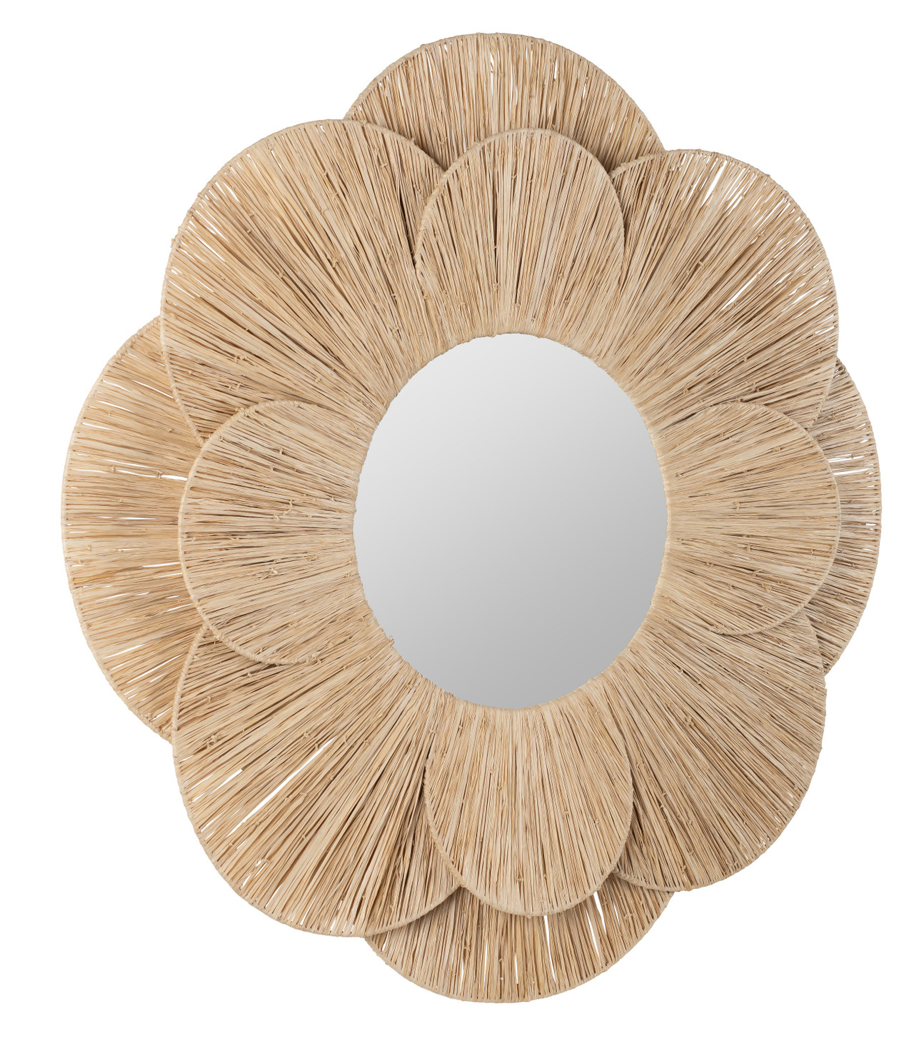 Blossom Rattan Wall Mirror