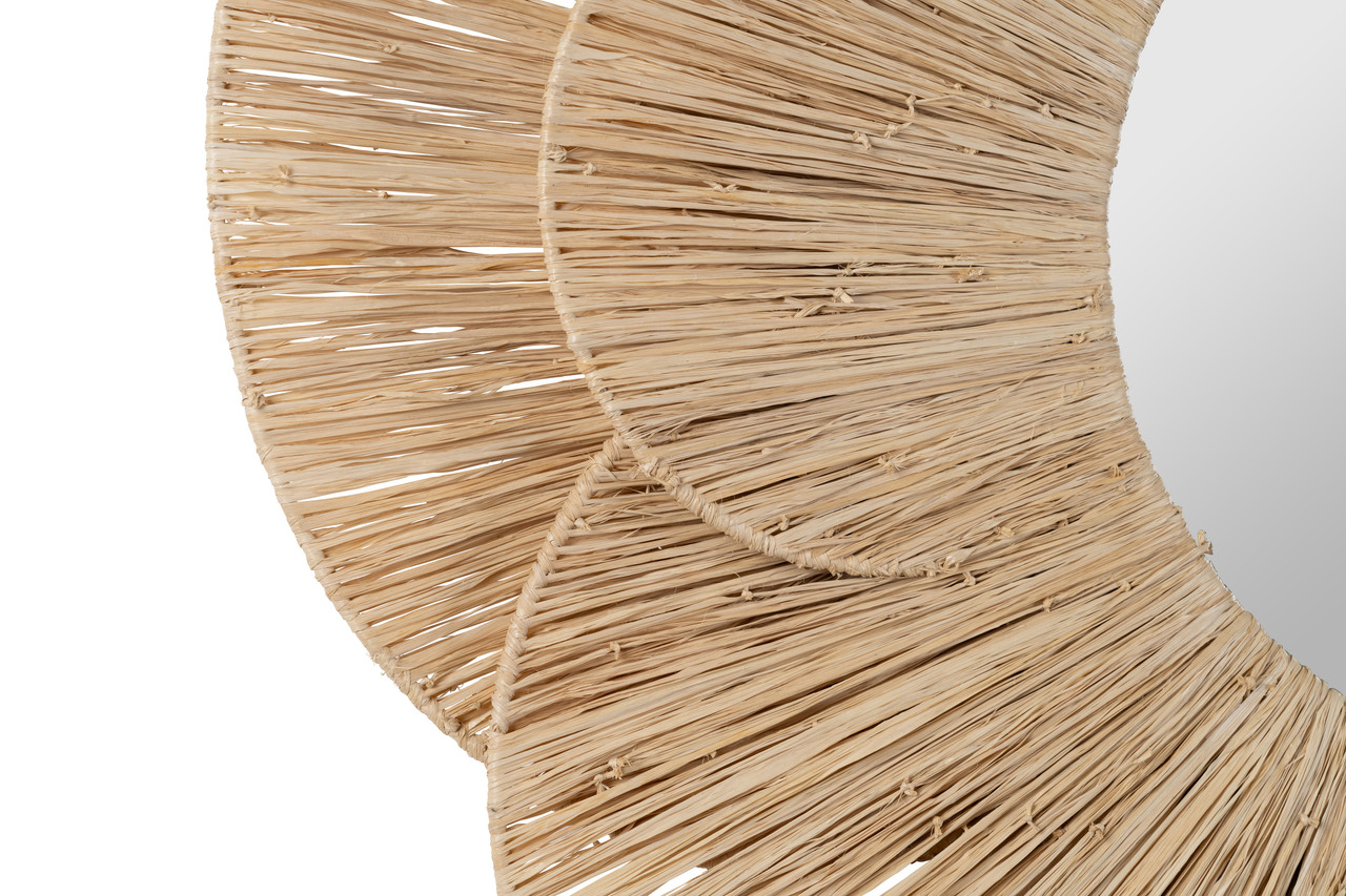 Blossom Rattan Wall Mirror