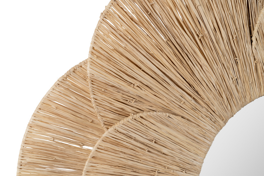 Blossom Rattan Wall Mirror