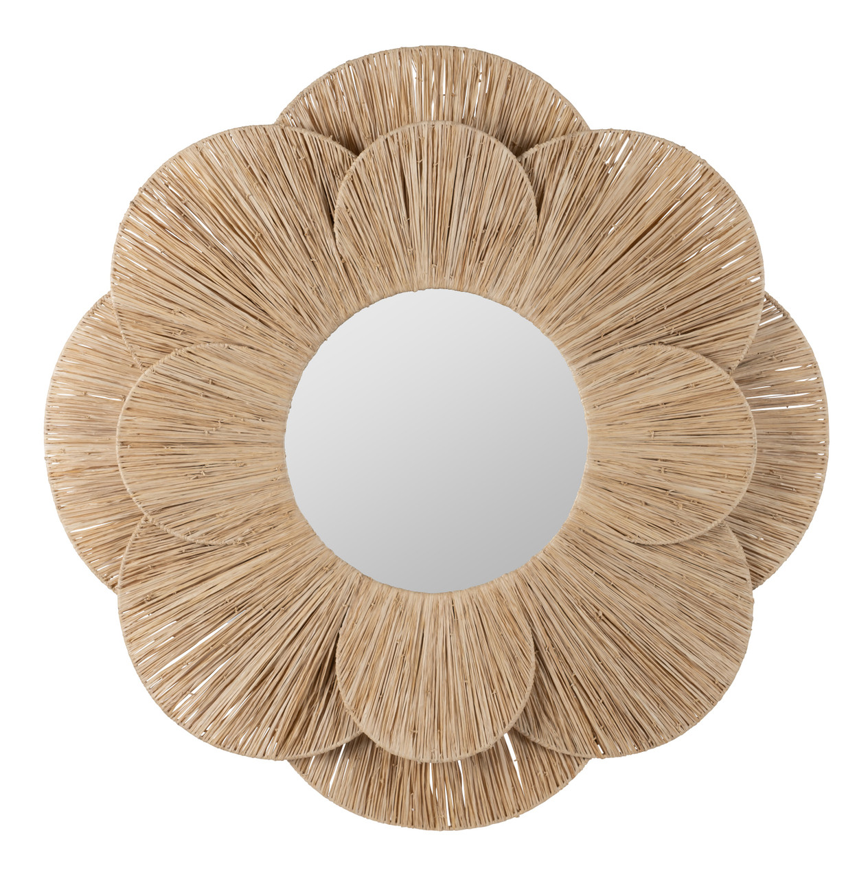 Blossom Rattan Wall Mirror