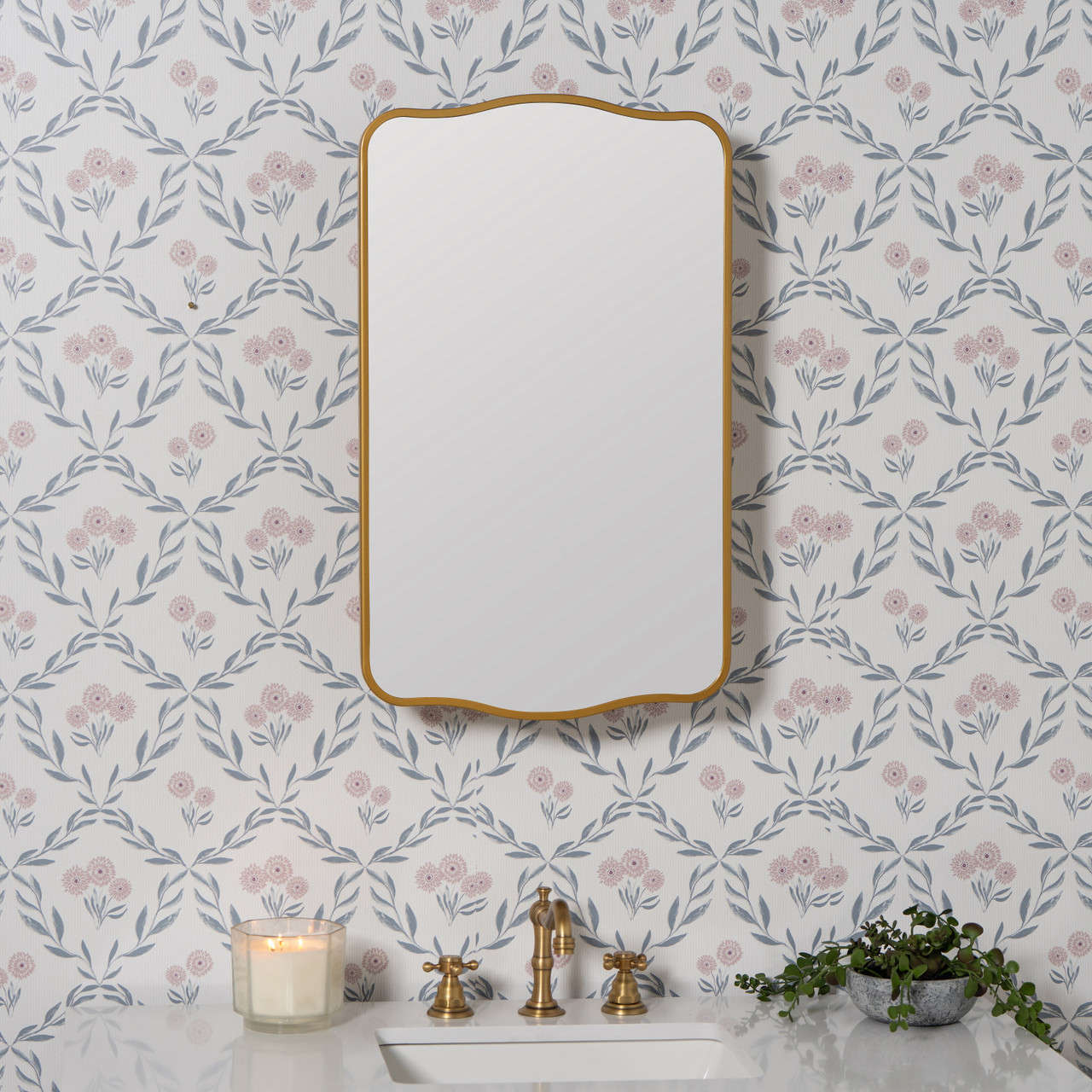 Gabby Gold Medicine Cabinet
