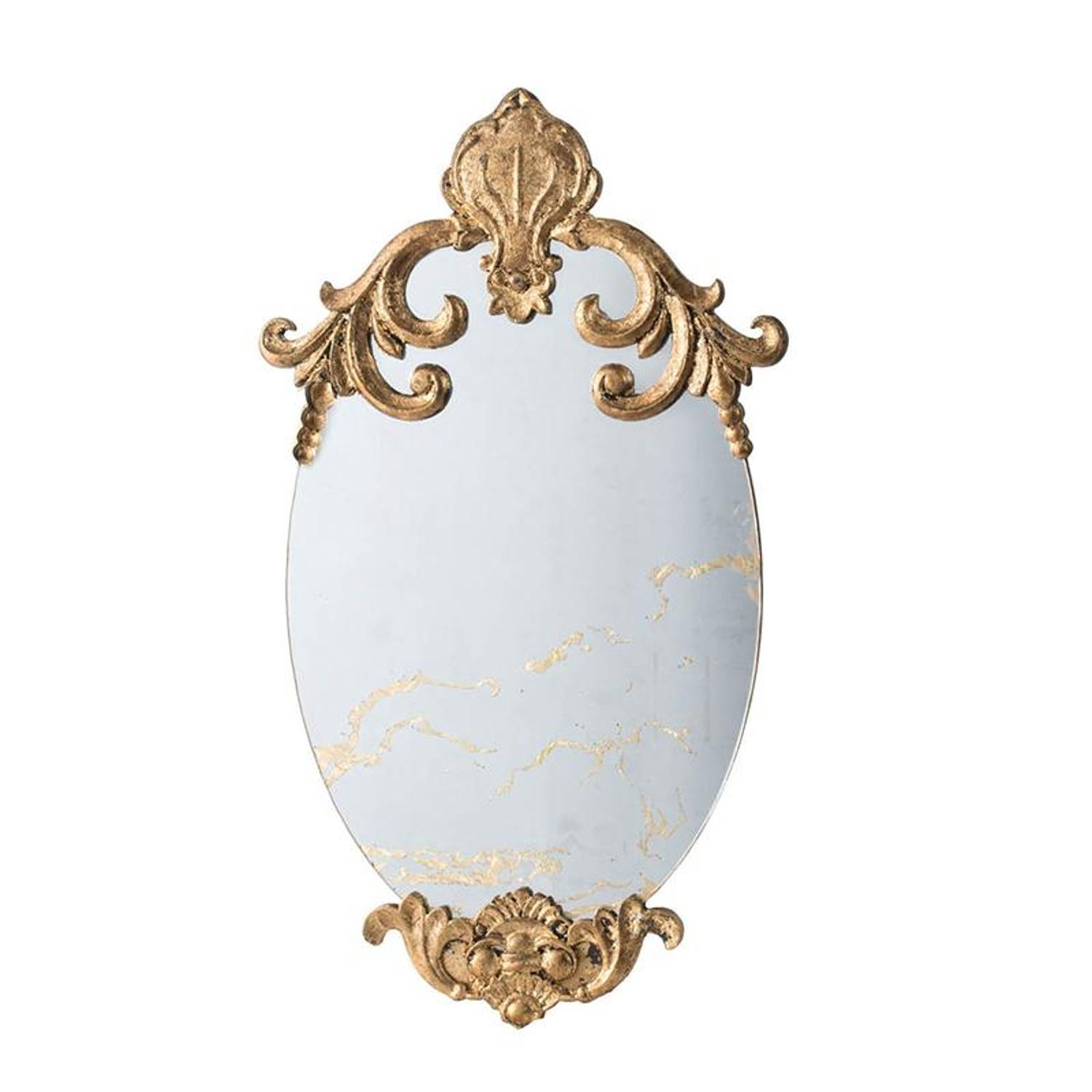 Antiqua Crown  Ornate Mirror