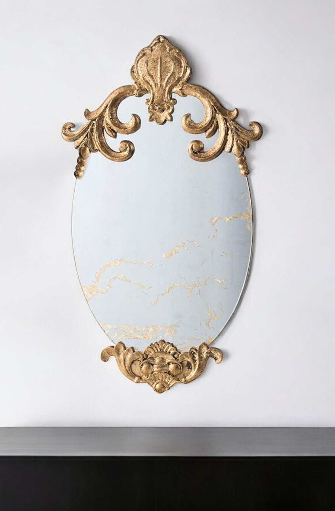 Antiqua Crown  Ornate Mirror