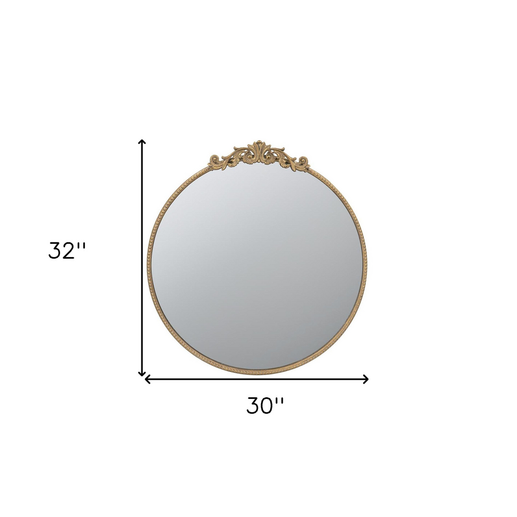 Gold Crown Iron Mirror