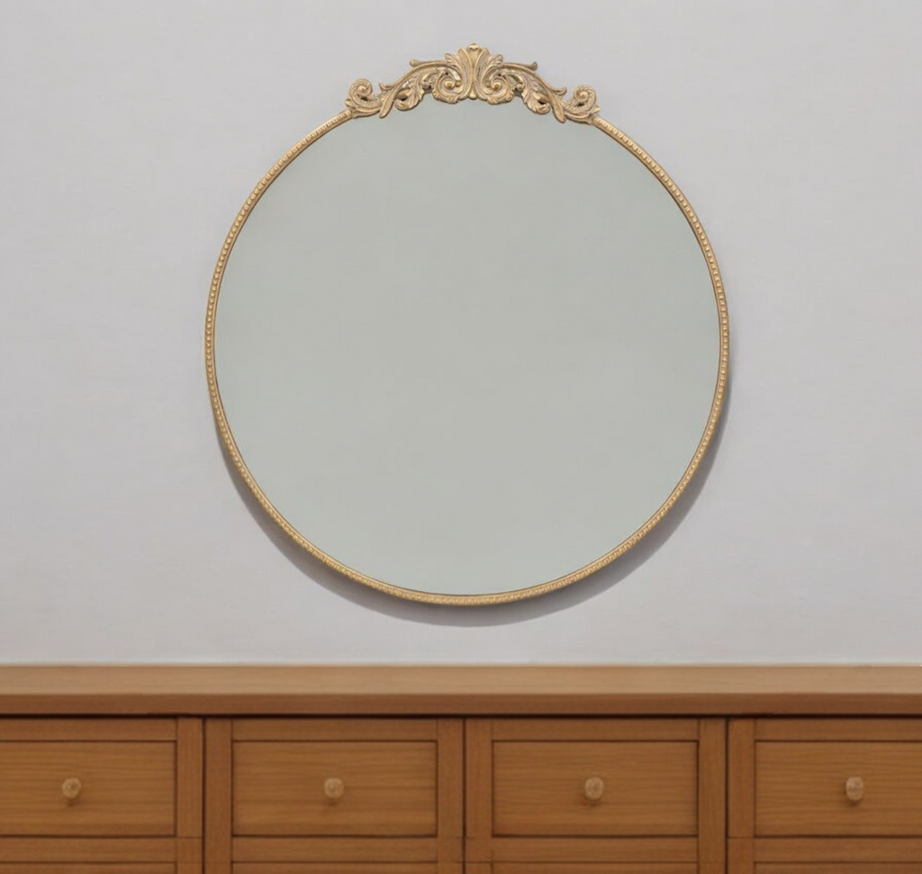 Gold Crown Iron Mirror