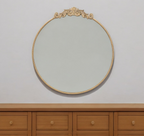 Gold Crown Iron Mirror