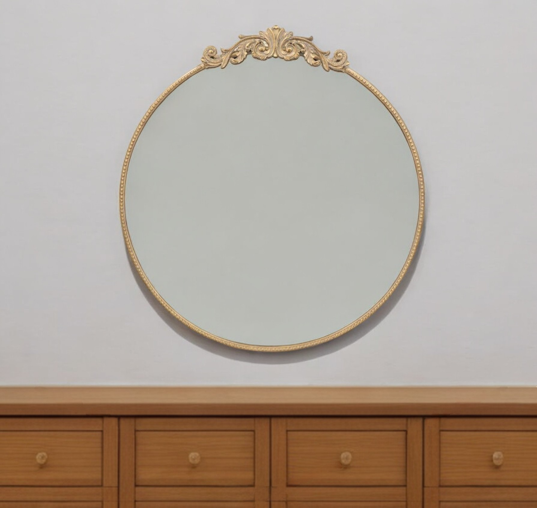 Gold Crown Iron Mirror