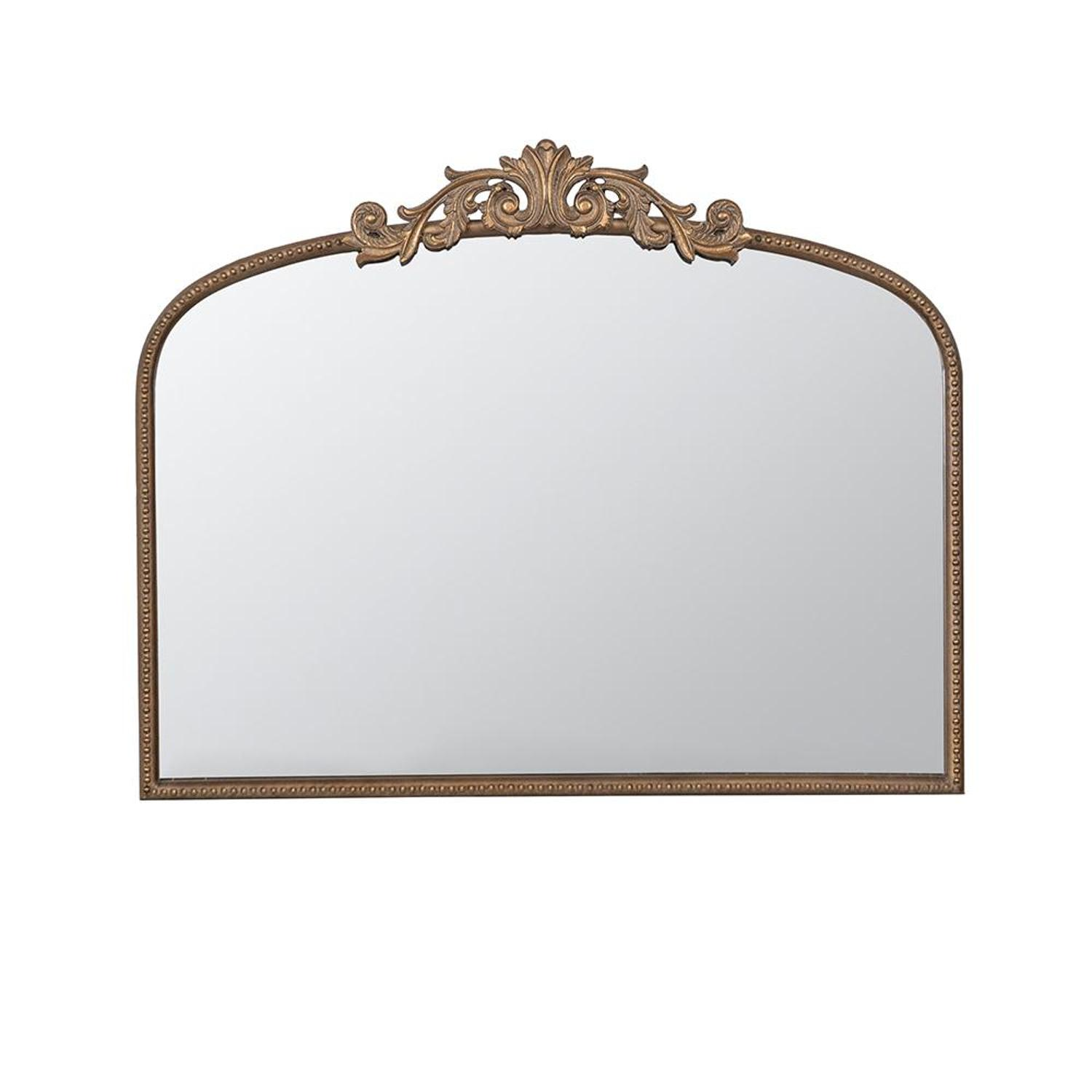 Gold Arch Ornate Accent Mirror