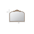 Gold Arch Ornate Accent Mirror