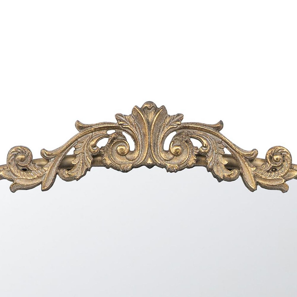 Gold Arch Ornate Accent Mirror