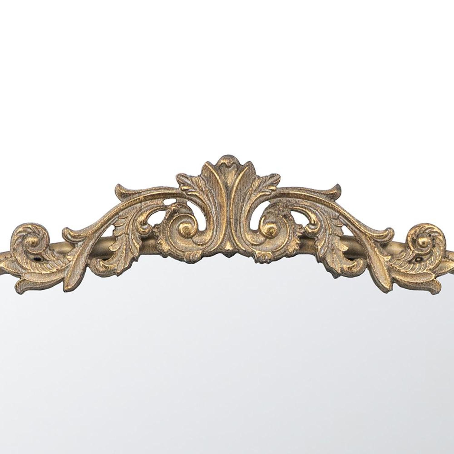 Gold Arch Ornate Accent Mirror