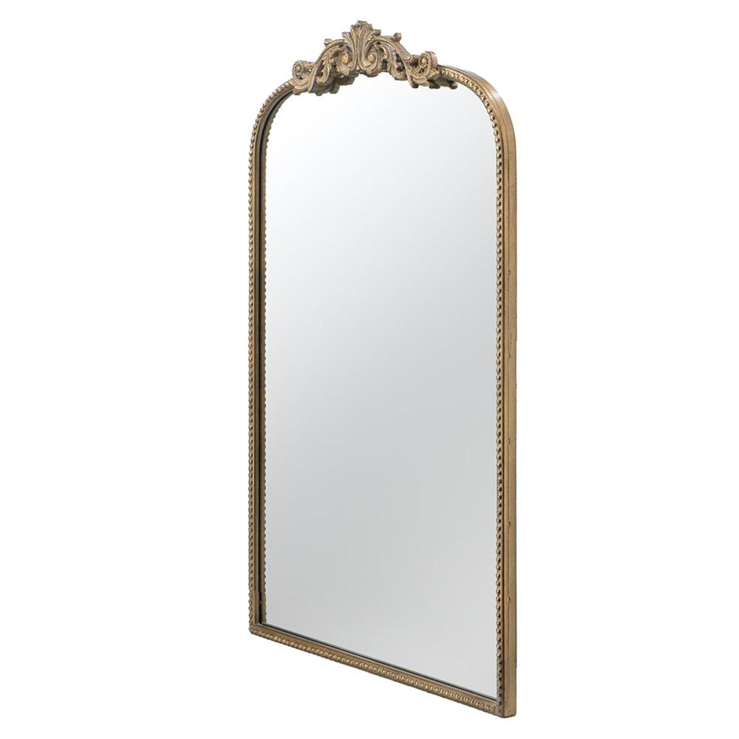 Gold Arch Ornate Accent Mirror