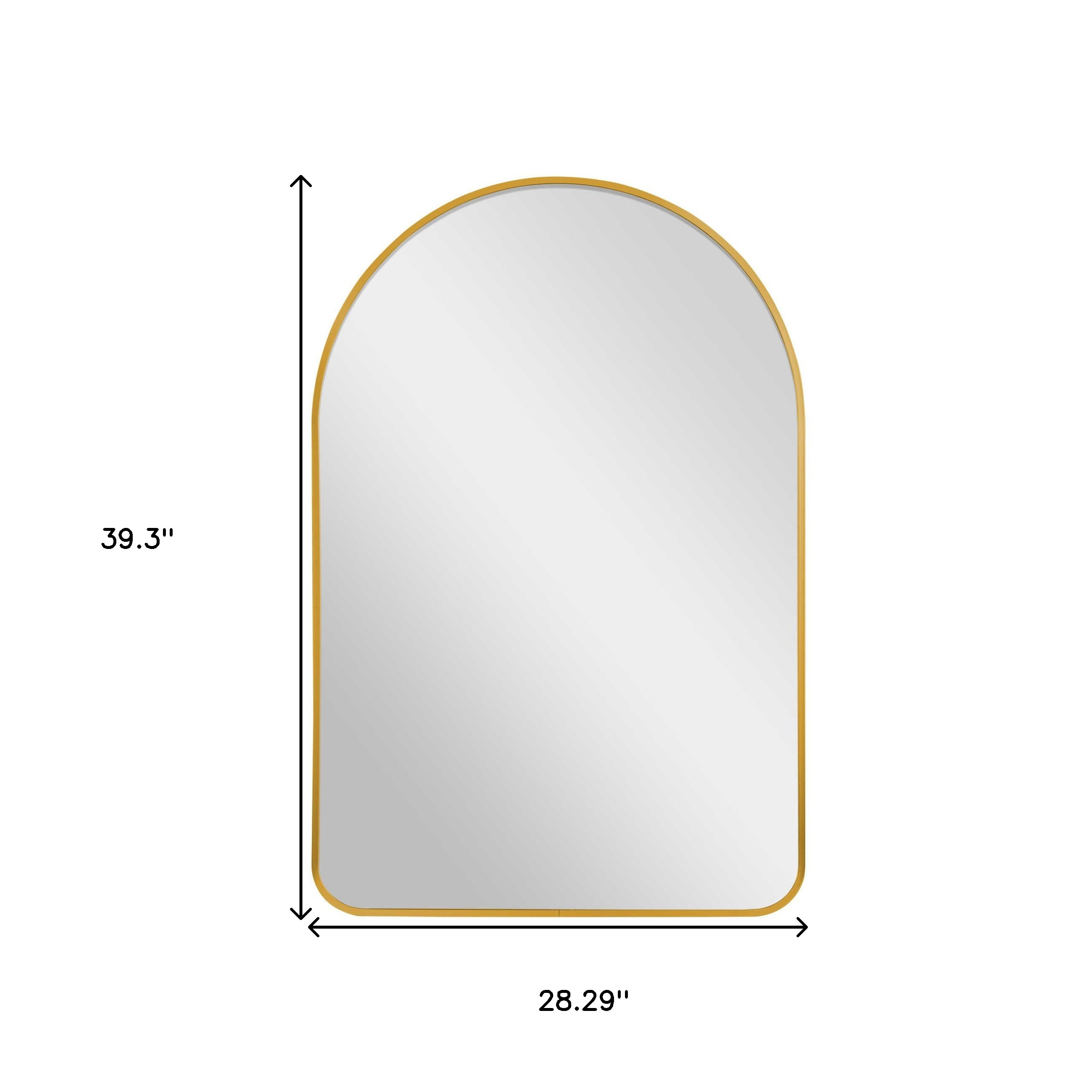 Golden Arch Vanity Mirror