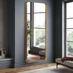 Imperial Gold Floor Mirror