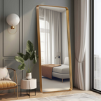 Imperial Gold Floor Mirror