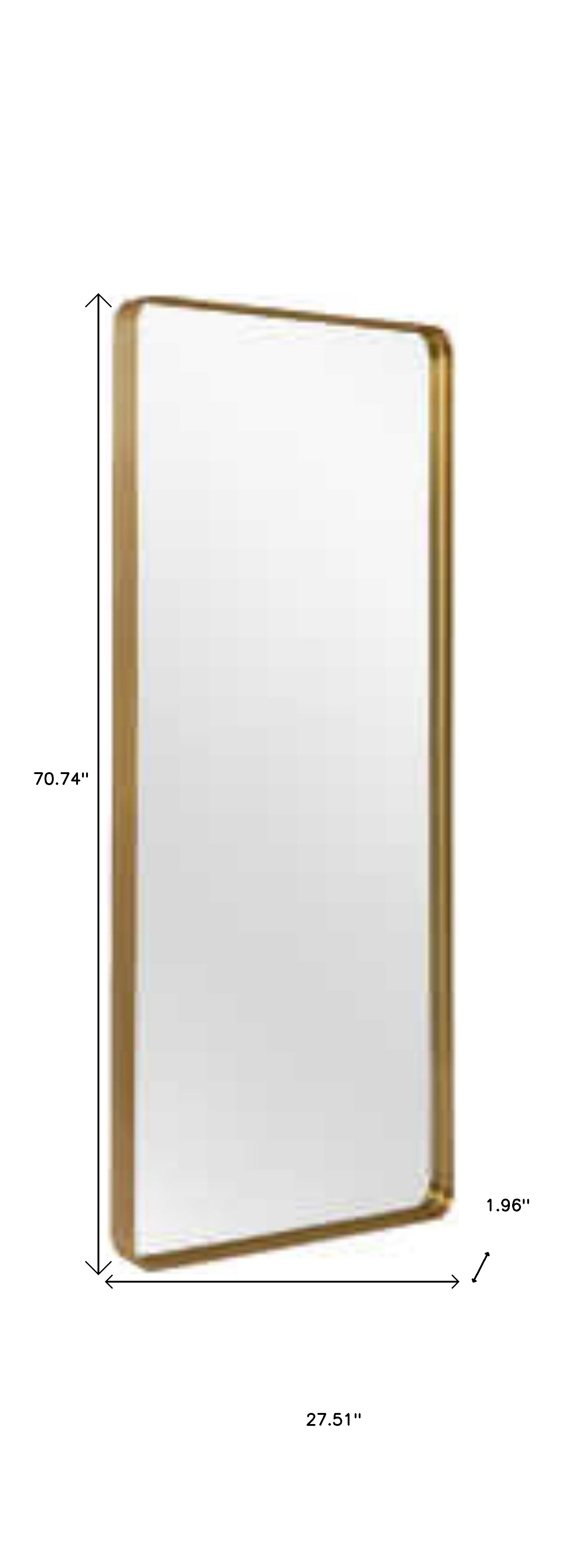Imperial Gold Floor Mirror