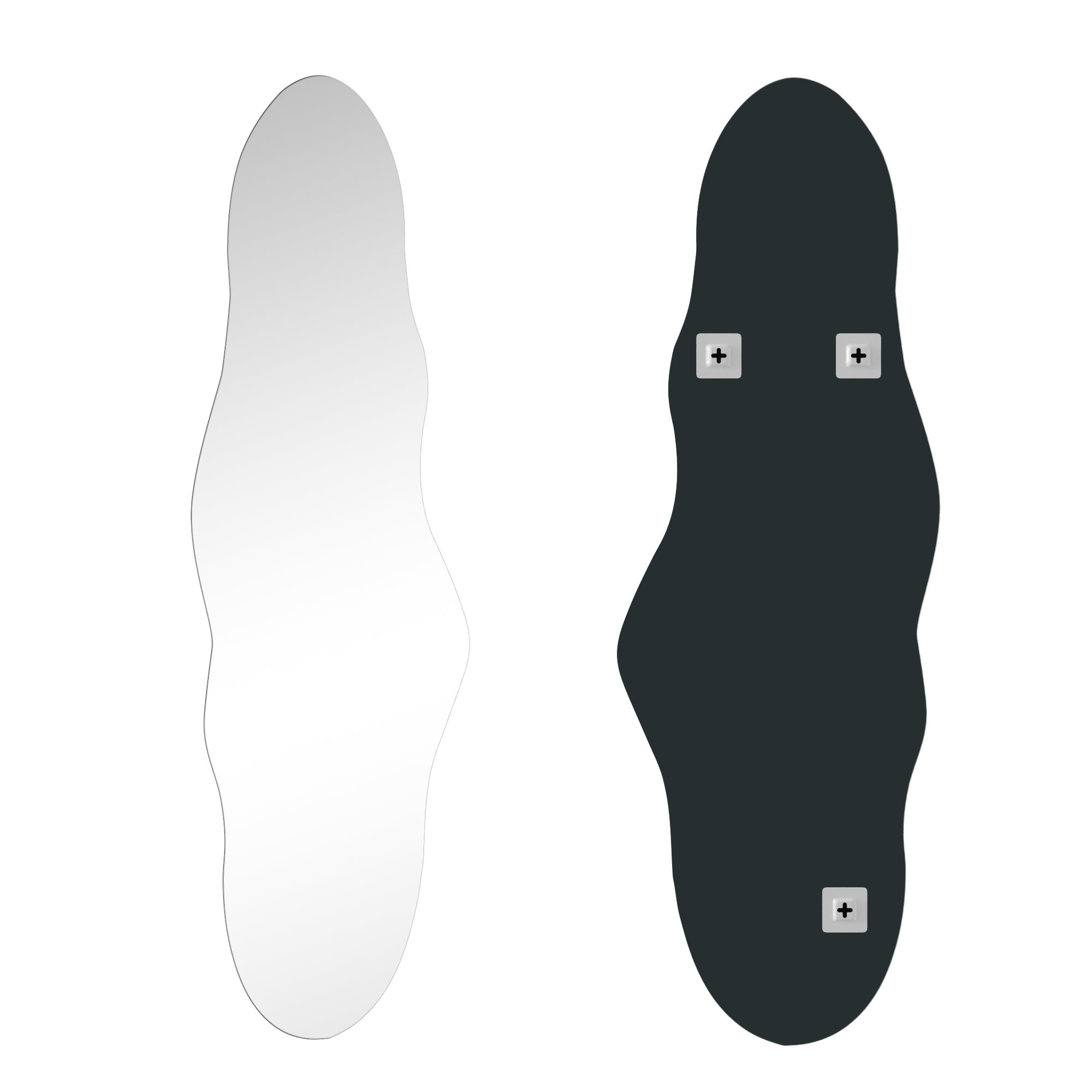 Abstracta Irregular Shaped Wall Mirror
