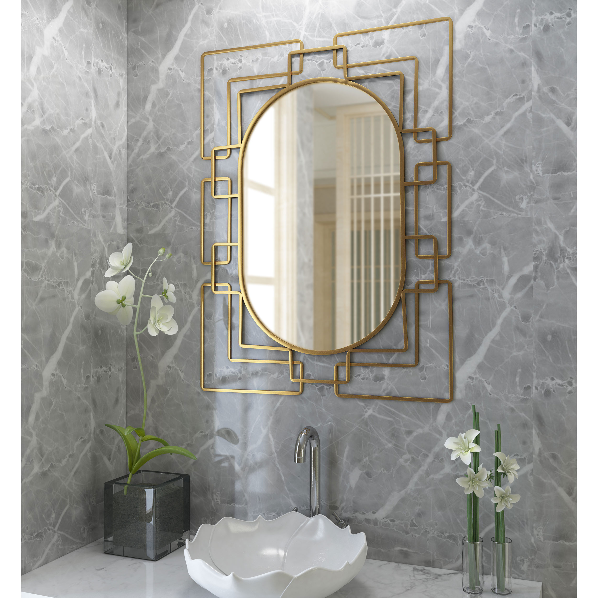 Aurora Statement Wall Mirror